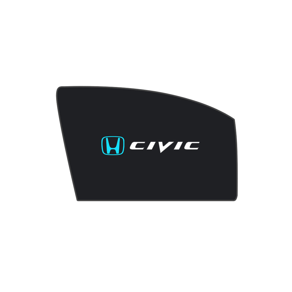 Honda Civic Side Shades With Logo - Model 2017-2021