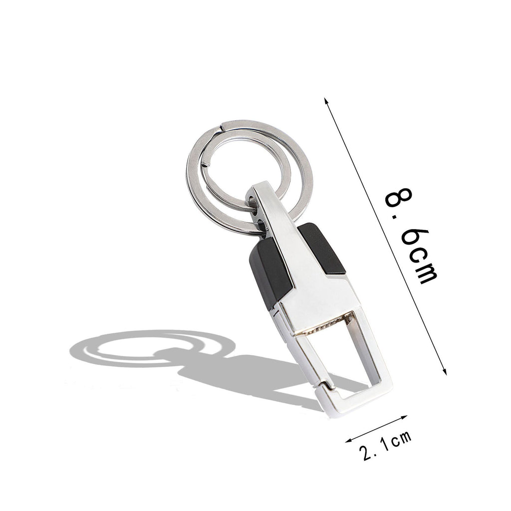 Double Ring Pendant Key Chain