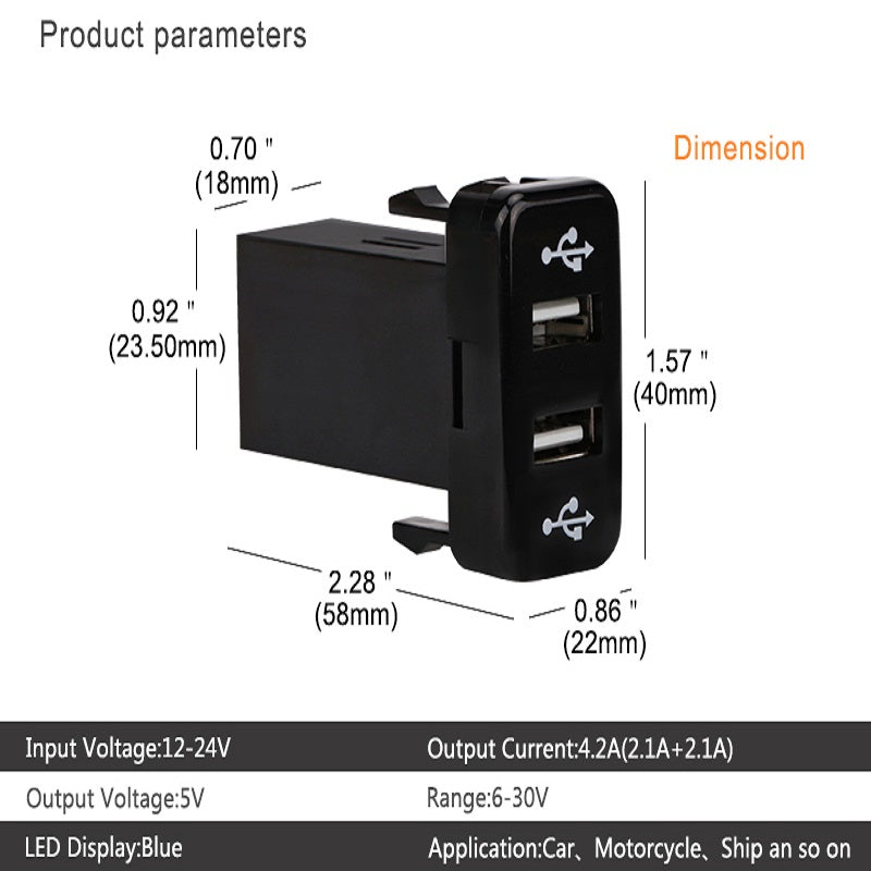 Suzuki Dual Port USB Charger