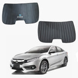 Honda Civic Double Layered Back Shade With Logo - Model 2017-2021