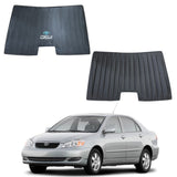 Toyota Corolla Double Layered Back Shade With Logo - Model 2005-2009