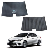 Toyota Corolla Double Layered Back Shade With Logo - Model 2015-2025