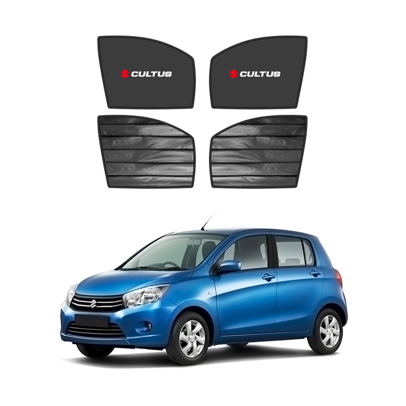Suzuki Cultus Double Layered Side Shades With Logo - Model 2017-2025