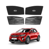 Kia Stonic Double Layered Side Shades With Logo