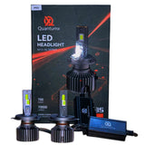 Multi-Color LED Headlights 700W 70000 Lumens | App Controlled H4/H11 Car Headlamp