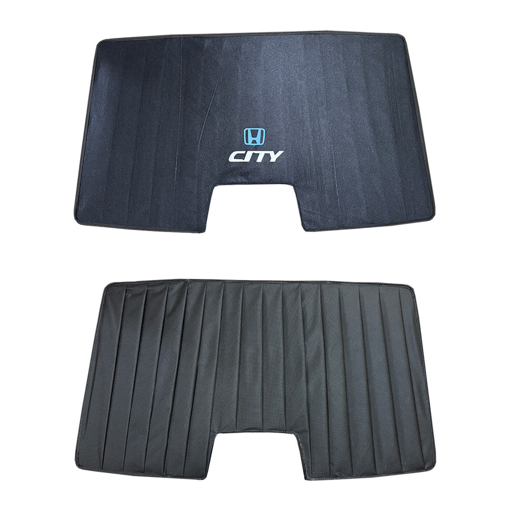 Honda City Double Layered Back Shade With Logo - Model 2021-2025