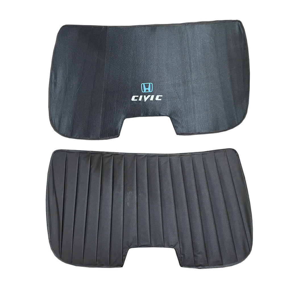 Honda Civic Double Layered Back Shade With Logo - Model 2017-2021
