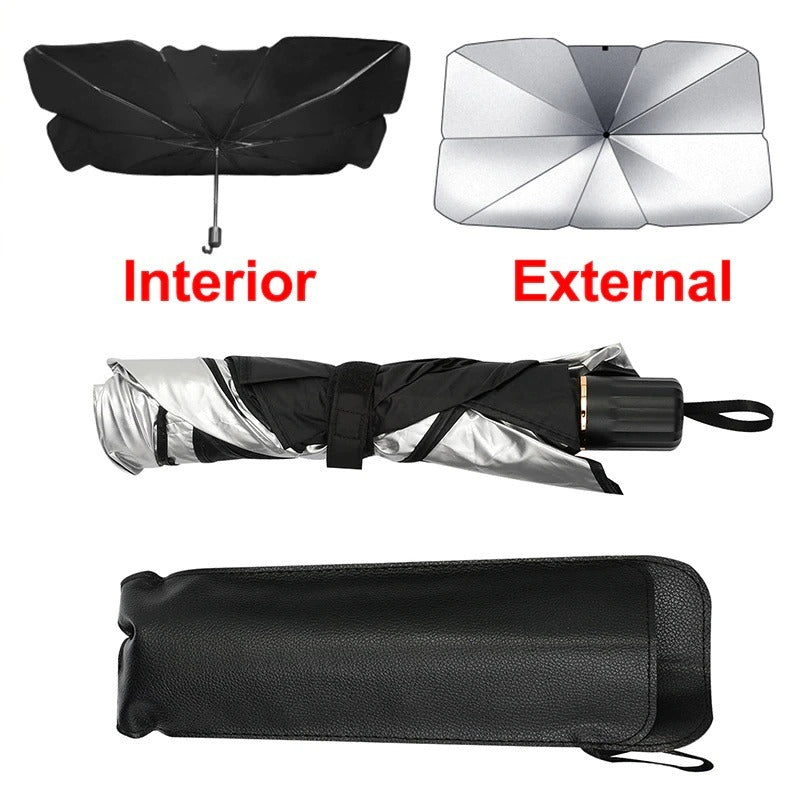 Umbrella Style Front Windshield Sun Shade