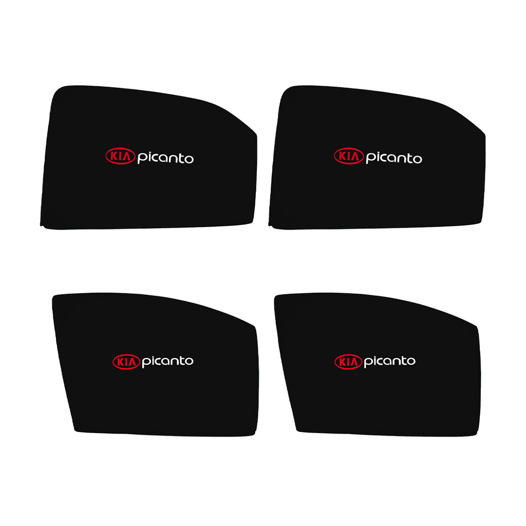KIA Picanto Side Shades With Logo - Model 2019-2025