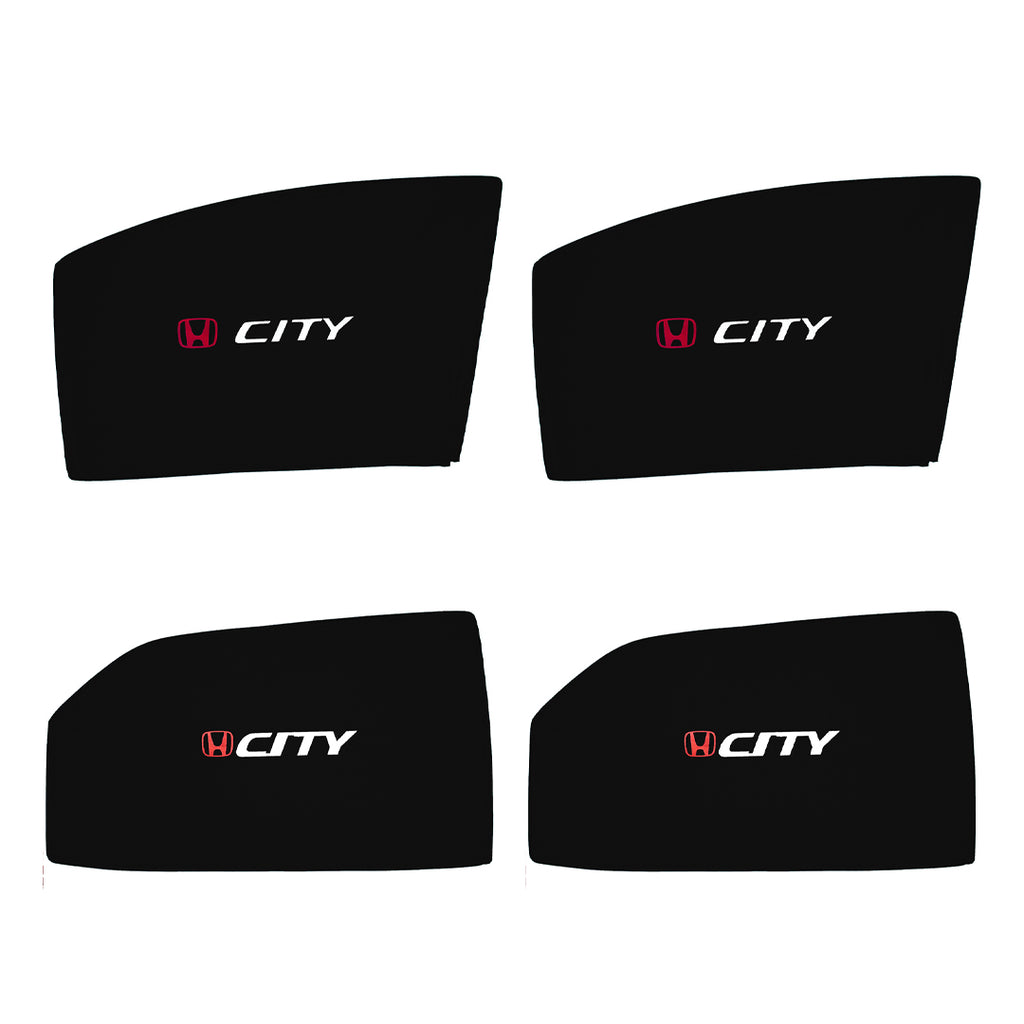 Honda City Side Shades With Logo - Model 2021-2025