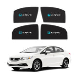 Honda Civic Side Shades With Logo - Model 2013-2016