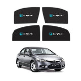 Honda Civic Side Shades With Logo - Model 2006-2012