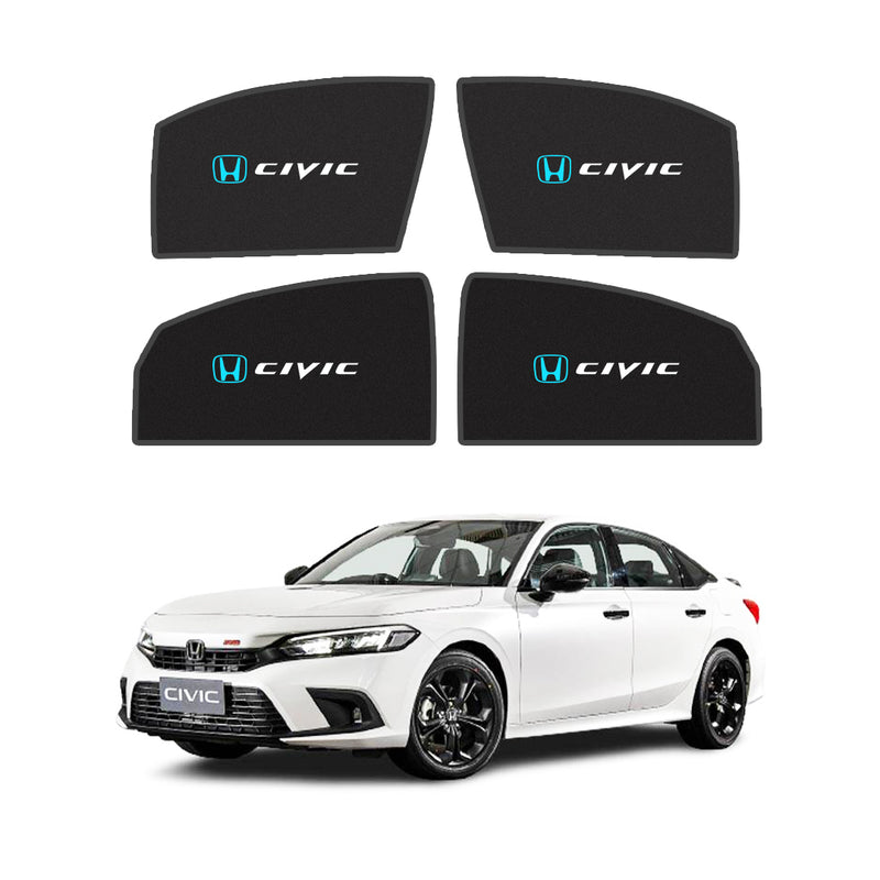 Honda Civic Side Shades With Logo - Model 2022-2025