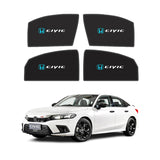 Honda Civic Side Shades With Logo - Model 2022-2023