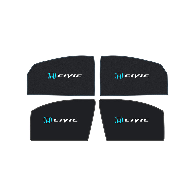 Honda Civic Side Shades With Logo - Model 2022-2025