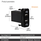 Toyota Dual Port USB Charger