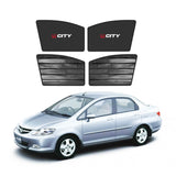 Honda City Double Layered Side Shades With Logo - Model 2005-2009