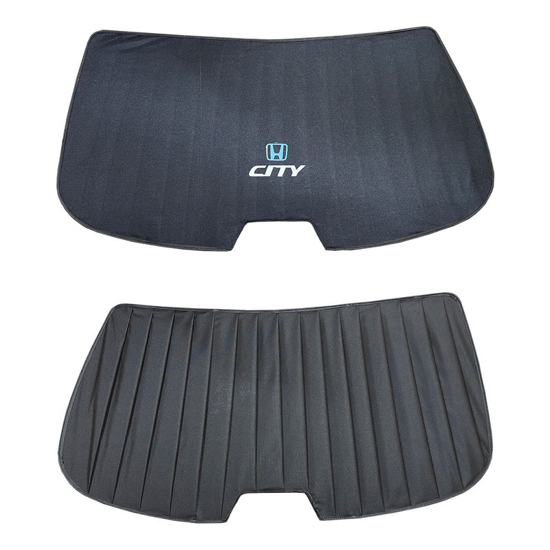 Honda City Double Layered Back Shade With Logo - Model 2005-2009