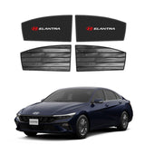 Hyundai Elantra Double Layered Side Shades With Logo - Model 2025-2026