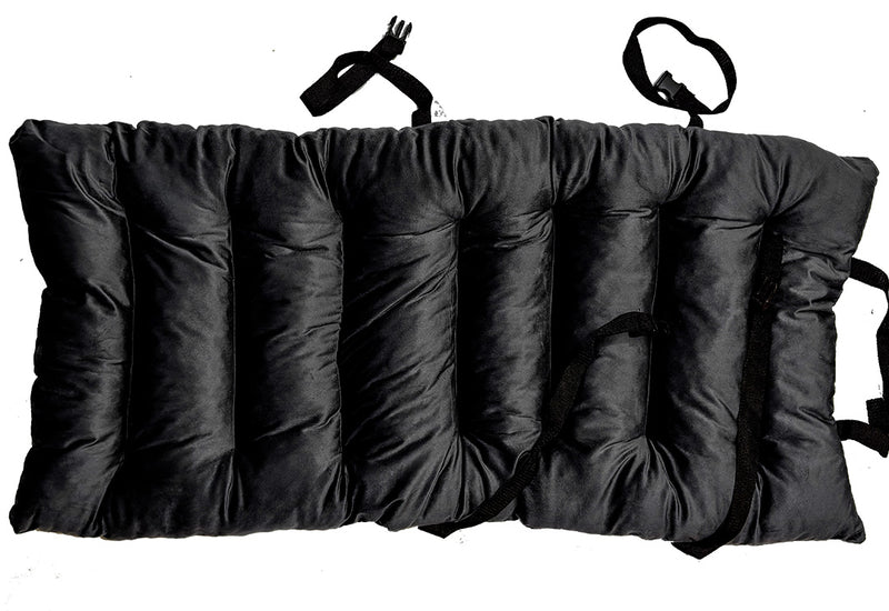 Universal Car Seat Velvet Cushion - Black