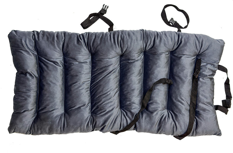 Universal Car Seat Velvet Cushion - Grey