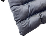 Universal Car Seat Velvet Cushion - Grey