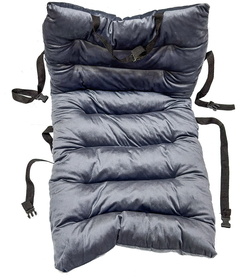Universal Car Seat Velvet Cushion - Grey