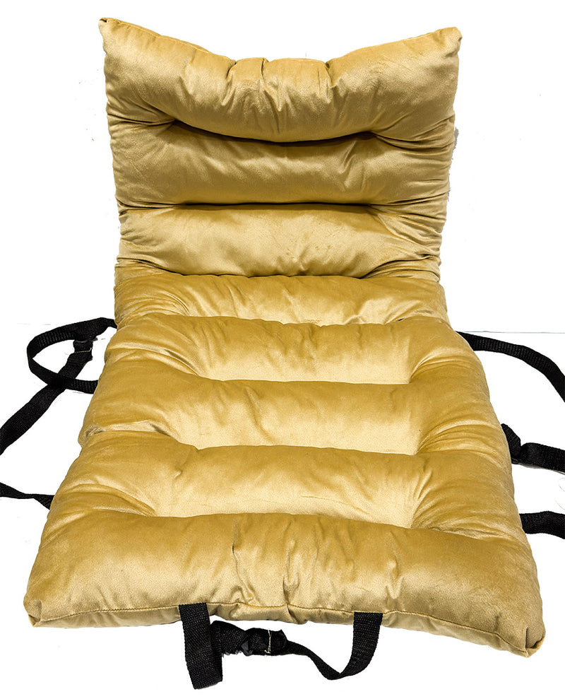Universal Car Seat Velvet Cushion - Golden