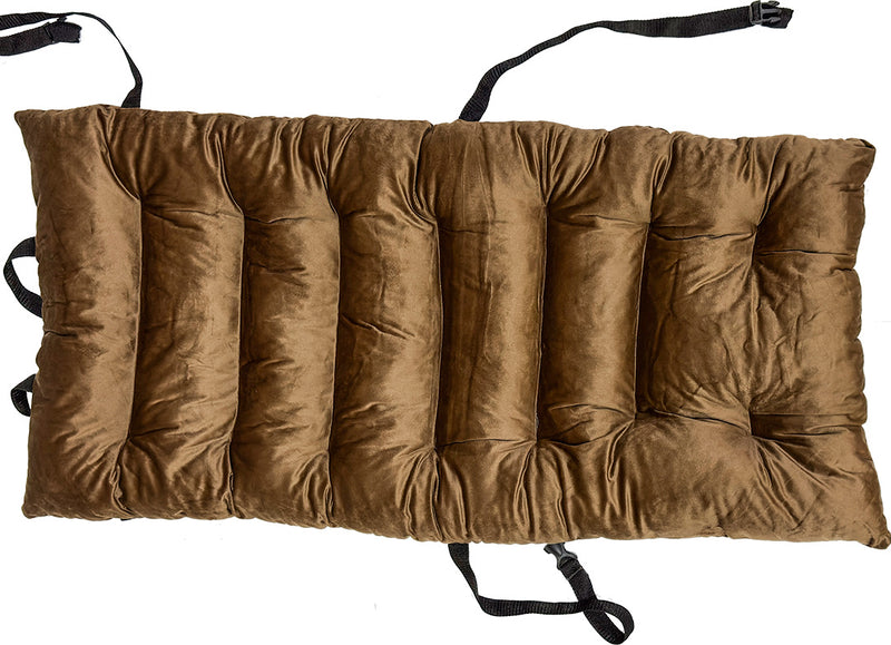 Universal Car Seat Velvet Cushion - Brown