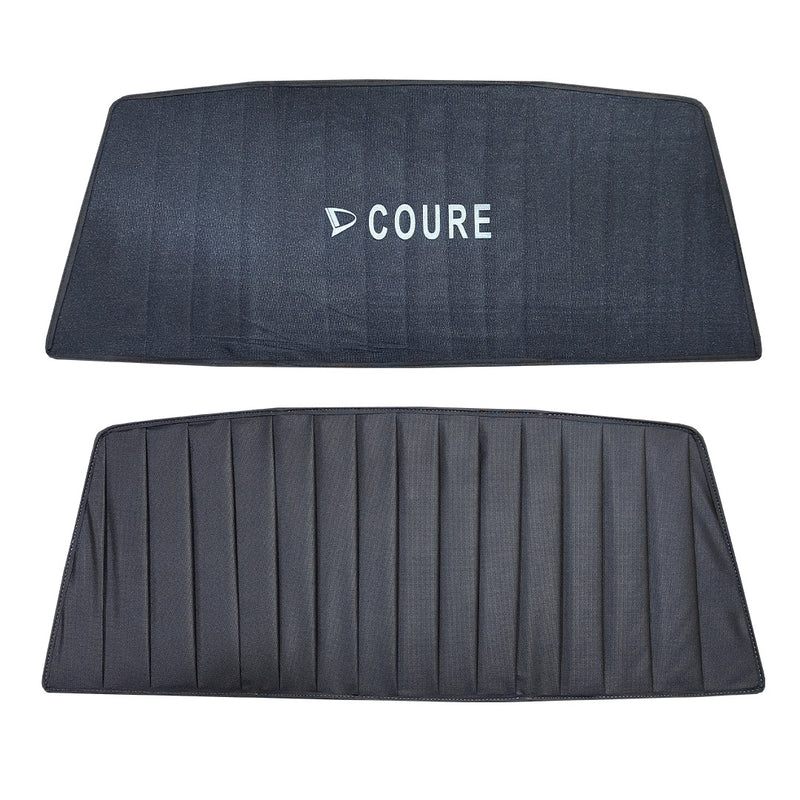 Coure Double Layered Back Shade With Logo