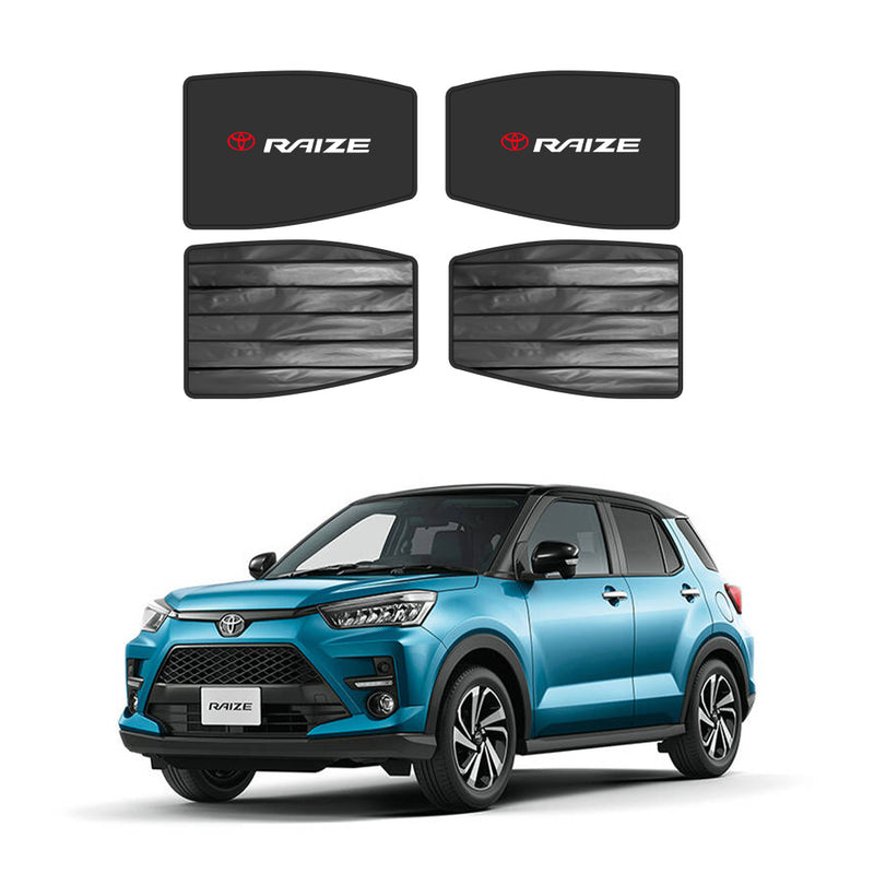 Toyota Raize Double Layered Side Shades With Logo