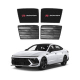 Hyundai Sonata Double Layered Side Shades With Logo - Model 2025-2026