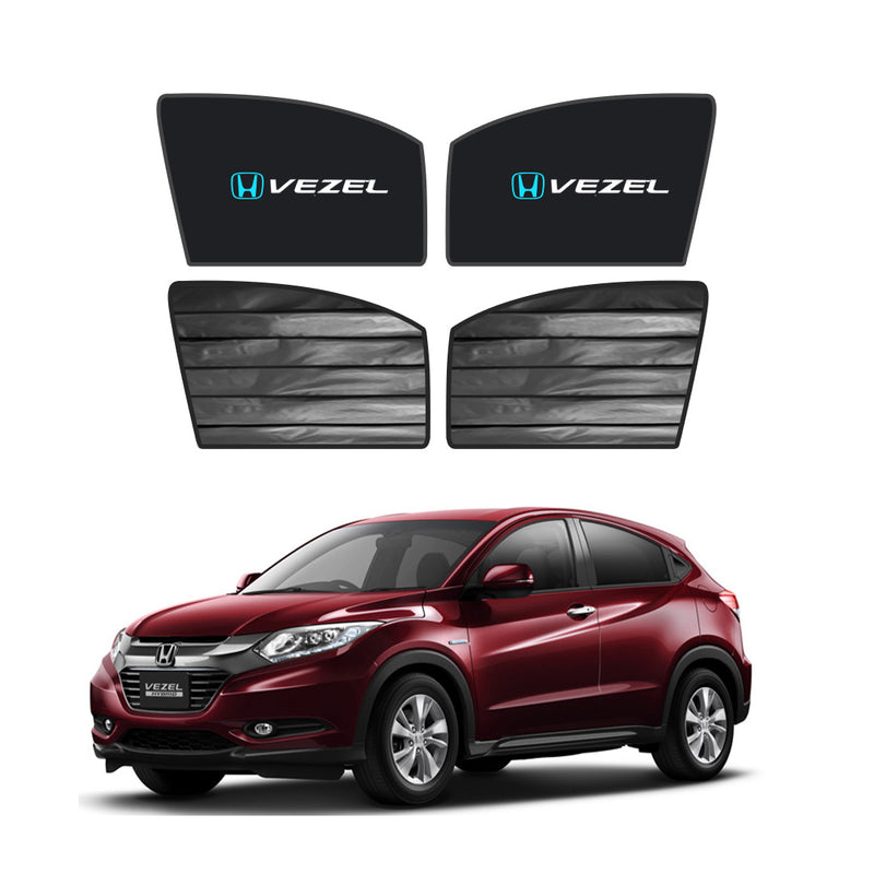 Honda Vezel Double Layered Side Shades With Logo