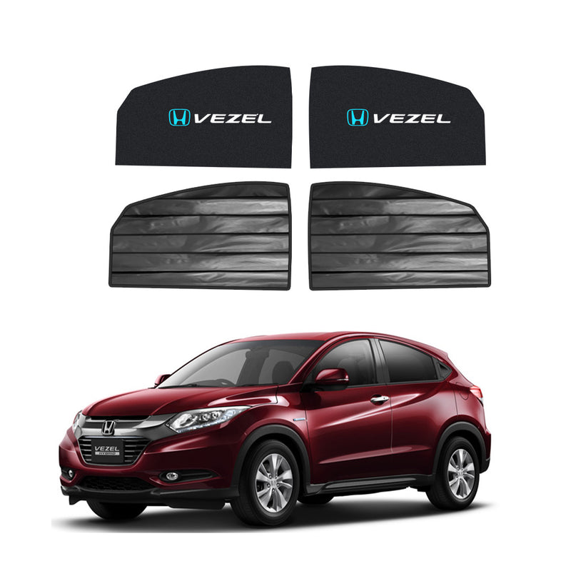 Honda Vezel Double Layered Side Shades With Logo