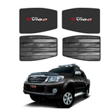 Toyota Vigo Double Layered Side Shades With Logo