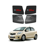 Toyota Vitz Double Layered Side Shades With Logo - Model 2007-2014