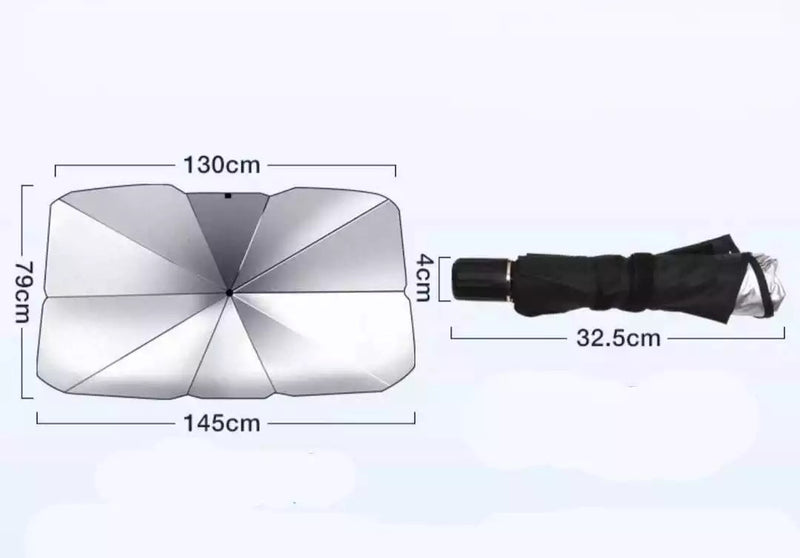 Umbrella Style Front Windshield Sun Shade