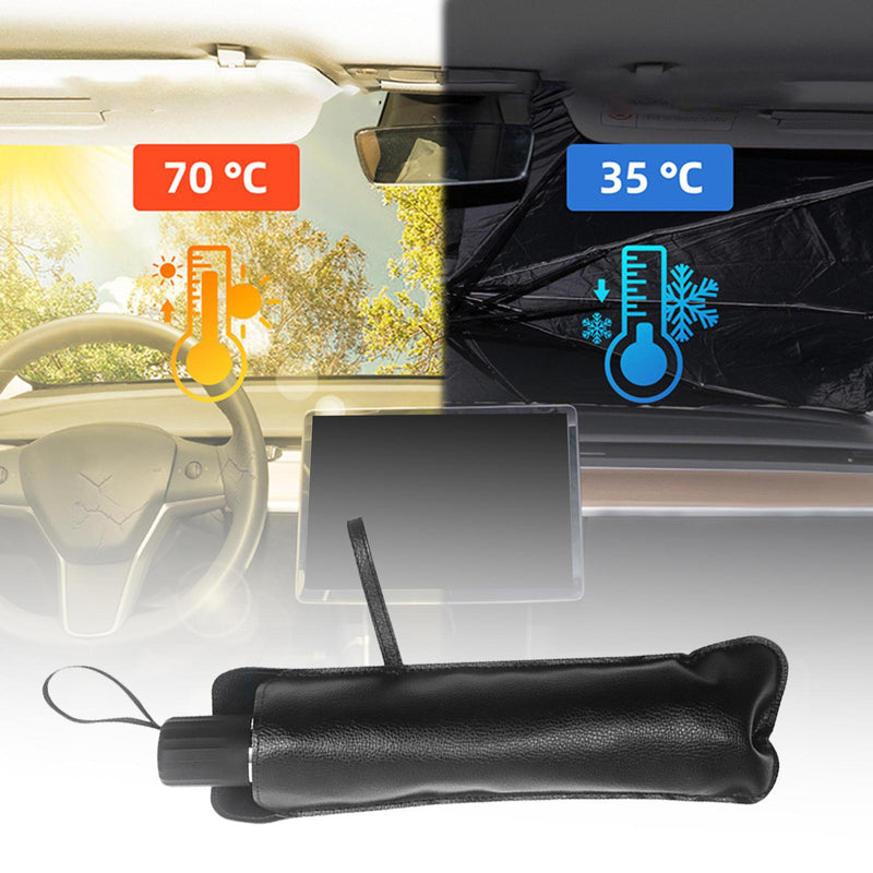Umbrella Style Front Windshield Sun Shade