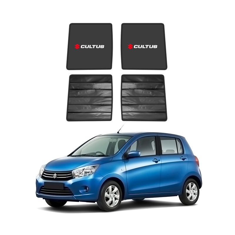 Suzuki Cultus Double Layered Side Shades With Logo - Model 2017-2025