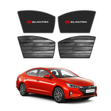 Hyundai Elantra Double Layered Side Shades With Logo