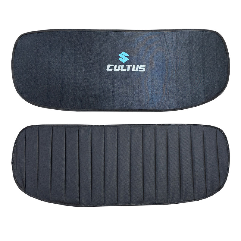 Suzuki Cultus Double Layered Back Shade With Logo - Model 2017-2025