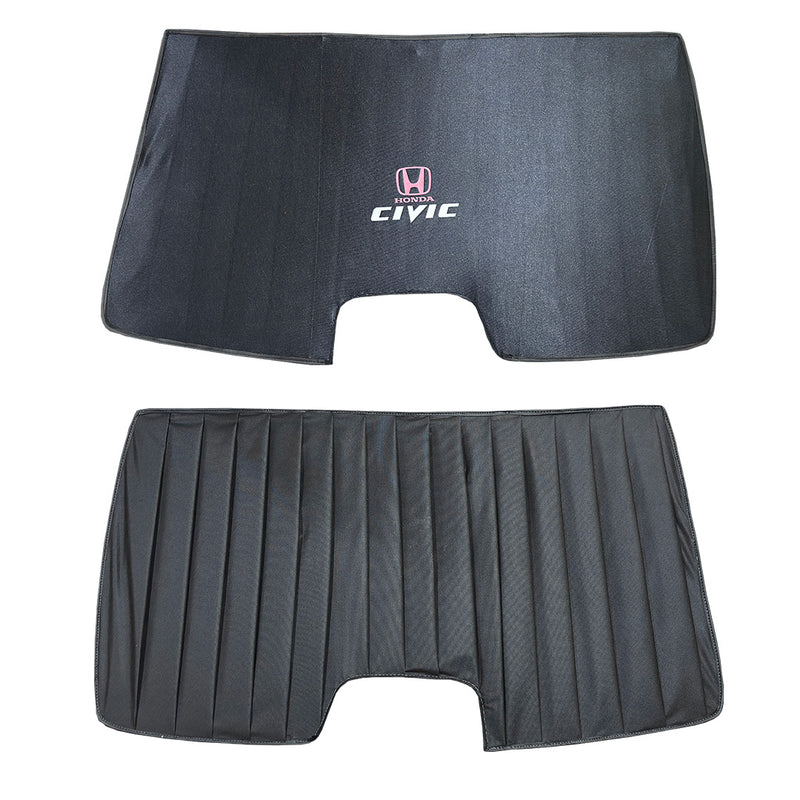Honda Civic Double Layered Back Shade With Logo - Model 2006-2012