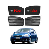 Toyota Vitz Double Layered Side Shades With Logo - Model 2002-2006