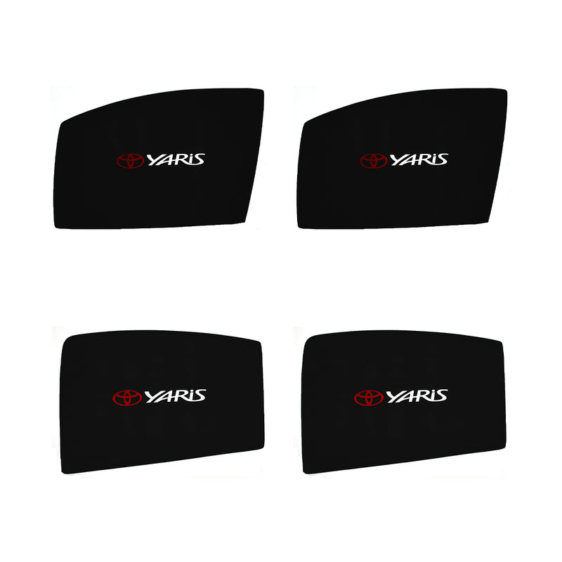 Toyota Yaris Side Shades With Logo - Model 2020-2025