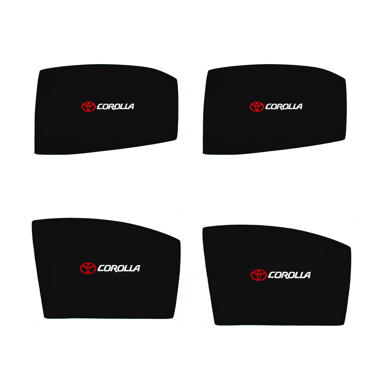 Toyota Corolla Side Shades With Logo - Model 2015-2025