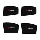 Toyota Corolla Side Shades With Logo - Model 2010-2014