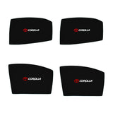 Toyota Corolla Side Shades With Logo - Model 2005-2009