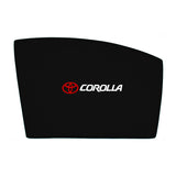 Toyota Corolla Side Shades With Logo - Model 2015-2023