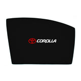 Toyota Corolla Side Shades With Logo - Model 2005-2009