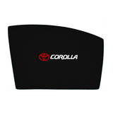 Toyota Corolla Side Shades With Logo - Model 2010-2014